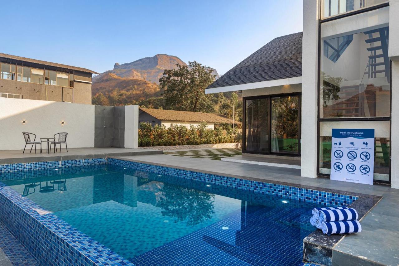 Saffronstays Stargazer, Karjat - Luxury Pool Villa With Lake View Ngoại thất bức ảnh